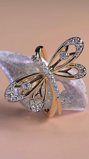 Let your spirit take flight with The Empyrean Flutterer Ring!🦋💍 This captivating piece sparkles with the magic of fluttering wings, ready to elevate your style to new heights. #EmpyreanFlutterer #FlyHigh #StyleGoals #Jewelleryessentials #EffortlessGlam #FineJewellery #BlueStone | BlueStone