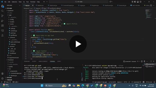 #fyp #ai #fastapi #mernstack #mongodb #reactjs #jwt #socialmediaautomation #machinelearning #nlp #sukkuriba #agenticai #studentproject | Muhammad Usman