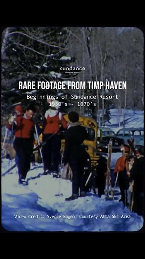 Recently, we got word from our friends at @altaskiarea that they’d unearthed some old film footage that had been previously lost. As they reviewed the footage, filmed between the 1930s and 1970s, they found this treasure—skiers at Sundance Resort back when it was Timp Haven, its first iteration! These scenes were most likely captured by Sverre Engen, champion ski-jumper and longtime ski school director at Alta. Watching the footage is a delightful little trip back in time. The beauty of this mou