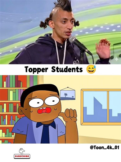 Topper Students 😅 | #meme #notyourtype #animation #shorts |