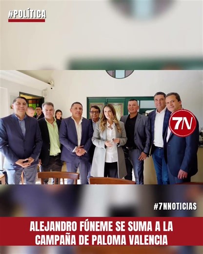 Alejandro Fúneme joins Paloma Valencia's campaign.