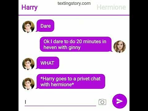 Texting story Hinny and Romione