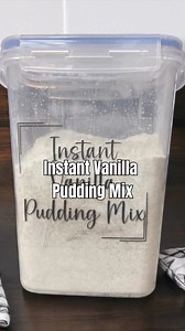 3.1K views · 1.3K reactions | Instant Vanilla Pudding Mix #PantryMix #Pudding #DryMix #Shelfstable #Recipe #fyp | Kim Artlip | Facebook