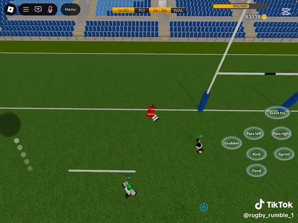 Roblox Rugby Rumble Gameplay Highlights