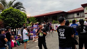 PANOORIN I [As of 5:35 p.m.] Supporters ng mga tumatakbong senador sa ilalim ng PDP. Proclamation rally ng Duterte slate sa bahagi ng San Juan City, nagpapatuloy. I via Bombo JC Galvez | BOMBO RADYO PHILIPPINES
