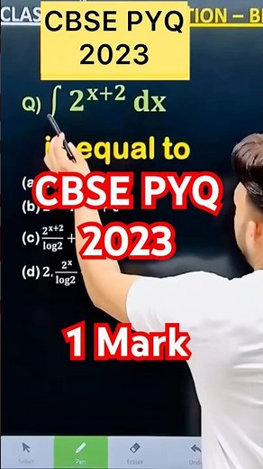 Q) integration ∫ 2^(x+1) dx,#cbse #maths #cbse2026 #maths #cbse #cbse #cbse2026