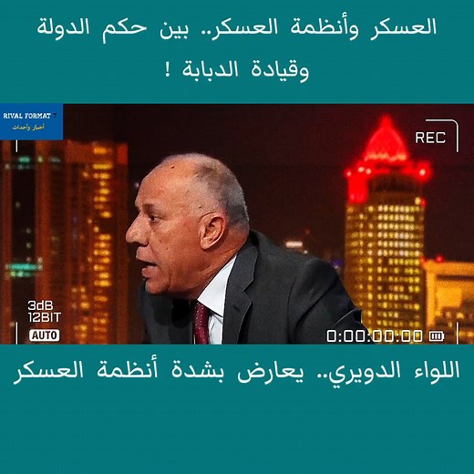 العسكر وأنظمة العسكر.. بين حكم الدولة وقيادة الدبابة ! | Rival Format 7