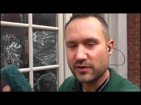 Window Cleaning tips - HARD water stain removal