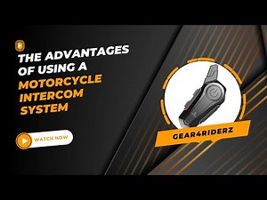 The Advantages of Using a Motorcycle Intercom System
