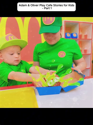 Fun Cafe Adventures with Adam & Oliver - Kids Role Play