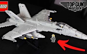 乐高F/A-18大黄蜂战斗攻击机MOC ! (人仔比例)