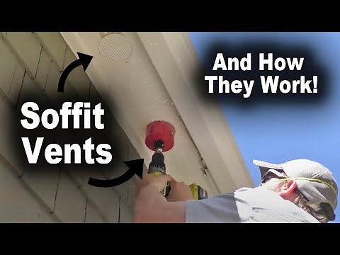 How Soffit, Rafter and Ridge Vents Work | Attic Ventilation System | The Fixer Clips