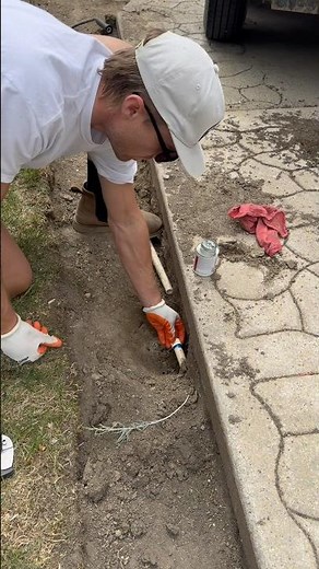Capping off my sprinkler lines before concrete