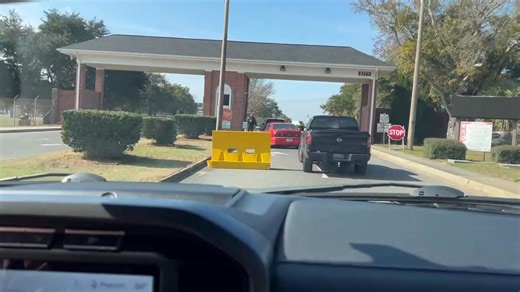 The drive up to Corry Station’s main gate. | Station HYPO