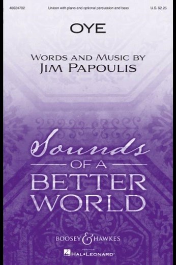 Oye Accompaniment Track - Jim Papoulis (preview) #choraltracks #choralmusic
