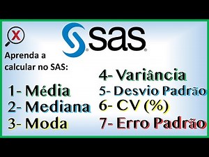 Estatística descritiva no SAS | Descriptive statistics in SAS