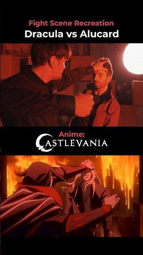 We Recreated the Dracula vs Alucard fight from Castlevania Anime