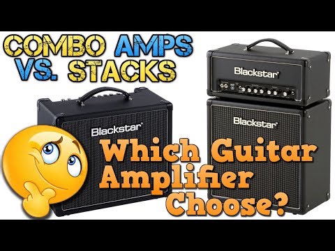 Combo Amps vs. Stacks: Which Guitar Amplifier Choose? LEARN ABOUT the Features, Pros and Cons.