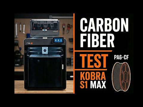 Anycubic Kobra S1 Max - Carbon Fiber Test Print