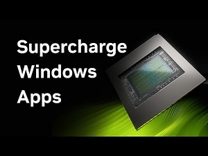 Supercharge Windows Apps with Windows ML and NVIDIA TensorRT for RTX