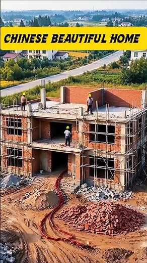 Building a Stunning Chinese-Style House | Real Construction Footage #houseprojects #realhomes