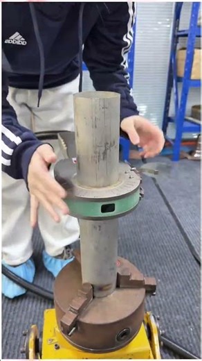 Induction Pipe Welding in Seconds 🔥⚙️ | 360° Seam Welding Process