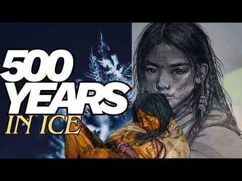 500 Years Frozen| The Inca Ice Maiden| Drawing + Shocking Story of Inca Children