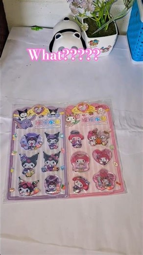 Wait… This glittery stickers SO Cute 😍💕 | ASMR”#sanrio #kawaii #asmr #viral