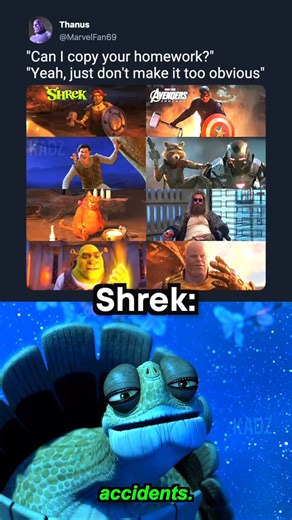Kadz | Shrek 🤝 Endgame #meme #memes #shrek #avengers #marvel #endgame #kungfupanda | Instagram