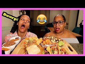 BAD TABLE MANNERS MUKBANG CHALLENGE | WHO'S MANNERS ARE WORSE?