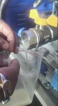 Water removal from hydraulic oil