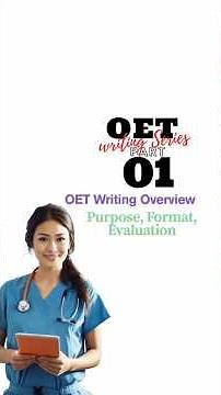 OET Writing Overview – Purpose, Format, Evaluation | 3 minutes OET Eriting #oetwriting #oet