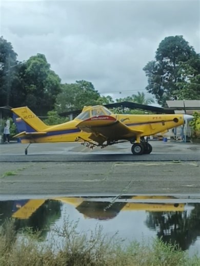 Despegue del CZJ en Pista Blanca Piedra 💯🛫👨🏻‍✈️ #ecuador #ag_ecuador #aviacionagricolaecuador #piperbraveturbine