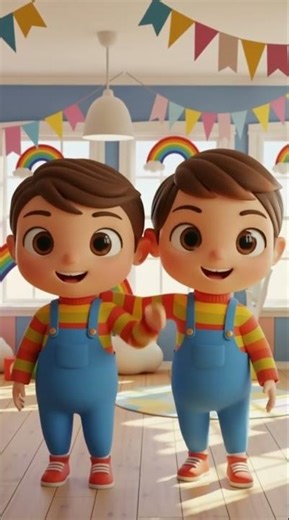 Body Parts Song 👶 | Clap Stomp Dance | Kids Shorts #shorts