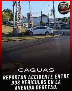 149K views · 749 reactions |  ÚLTIMA HORA  #caguas REPORTAN ACCIDENTE ENTRE DOS VEHICULOS EN LA AVENIDA DEGETAU EN CAGUAS. CONDUCTORES EN EL AREA MANEJE CON PRECAUCION. | Las Voces Del Sur Oficial | Facebook