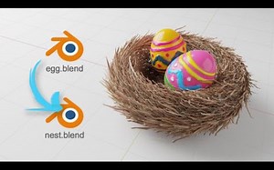 如何使用blender导入blender文件append vs link