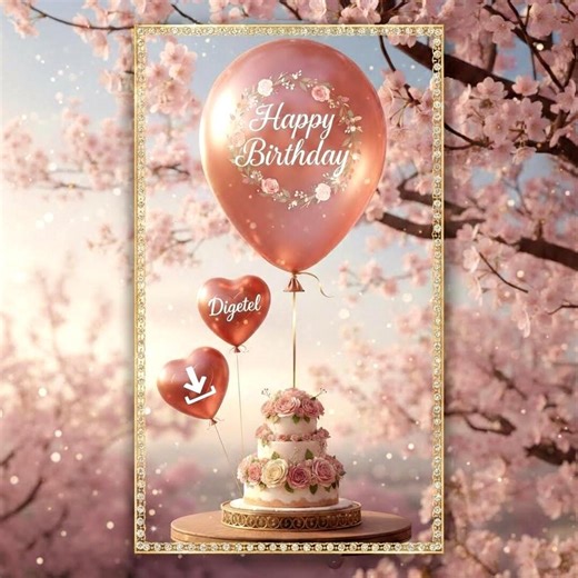 Bright Digital Birthday E-card – Happy Birthday Greeting Card - Etsy