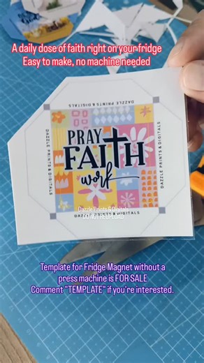 20 reactions · 96 shares | A daily dose of faith right on your fridge Easy to make, no machine needed ✨ Love the idea of making your own fridge magnets but don’t have a press machine yet? ✨ No worries! This handmade fridge magnet template is perfect for you.  Template and physical product for sale.殺 Message us for orders #refmagnets #photomagnet #refmagnetsouvenir #refmagnet #handmadewithlove #printing #template | Dazzle Prints & Digitals | Facebook