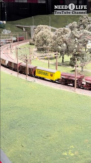 HO Scale Model Trains at The Railways Kaeserberg #modeltrainlayout #railroad #modelrailwaylayout