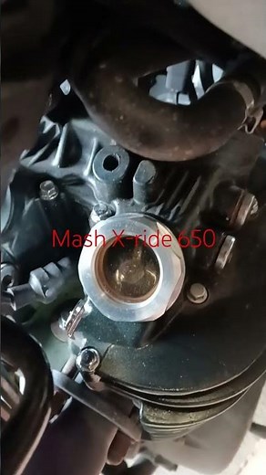 Mash 650 Wetsumping / Oil pump function test / Mash X-ride 650 Trail