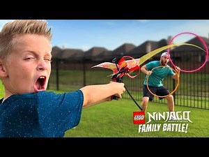 LEGO NINJAGO Flyers Test & Family Challenge!!! KIDCITY