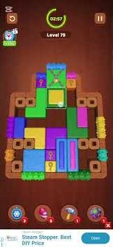 Wood Block Jam Level 79 | Tricky Start, Easy Finish 😏