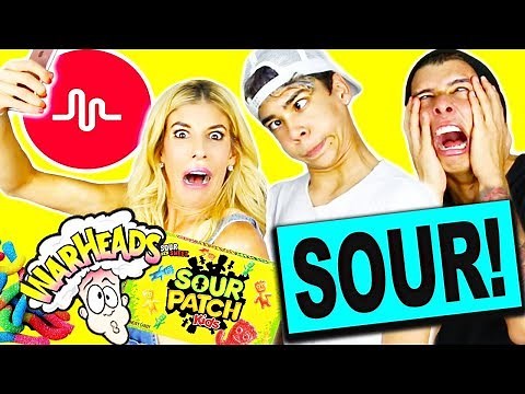 SOUREST CANDY IN THE WORLD TikTok CHALLENGE!!