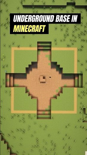 How To Build An UnderGround Base In Minecraft ( Starter Base )