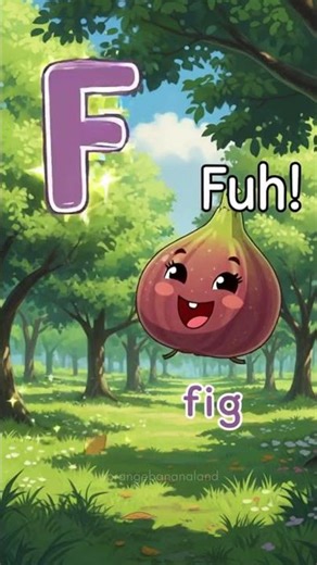 Letter F | Fff Fff Fig 🟣 | ABC Phonics for Kids