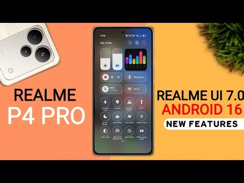 Realme P4 Pro Realme Ui 7.0 Android 16 Update - 5+ Hidden Features | P4 Pro New Update