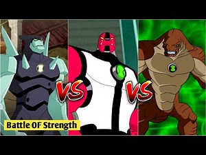 Ben 10 : Humungousaur VS Four Arms VS DiamondHead | Battle of Strength | By Lightdetail