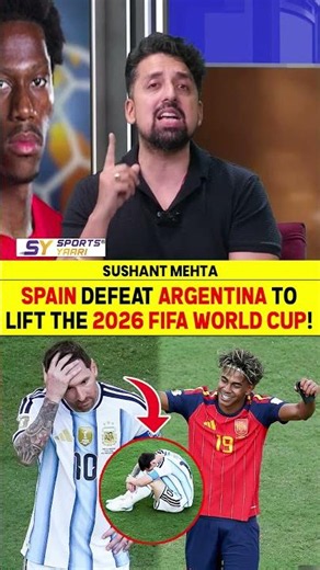 SPAIN DEFEAT ARGENTINA TO LIFT THE 2026 FIFA WORLD CUP! #argentina #fifa #messi #spain #lamineyamal