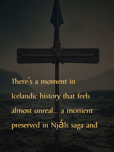 A thousand years ago, Iceland faced a choice so divisive that no one at the Althing dared make it. According to the sagas, the entire assembly turned to one lawspeaker, who wrapped himself in a cloak and thought in silence before giving a decision that shaped the island’s future. Watch the full video https://www.youtube.com/shorts/Vuc_G0bXrfA #TrueCrime #JusticeTok #Accountability #CrimeAndPunishment #LawAndOrder #HistoryOfJustice #VikingJustice #NorseLaw #FeudCulture #NjalsSaga #IcelandicSagas 