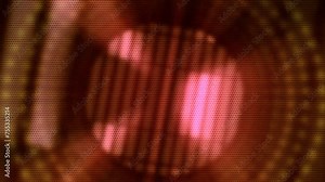 animated moving motion background showing musical notes